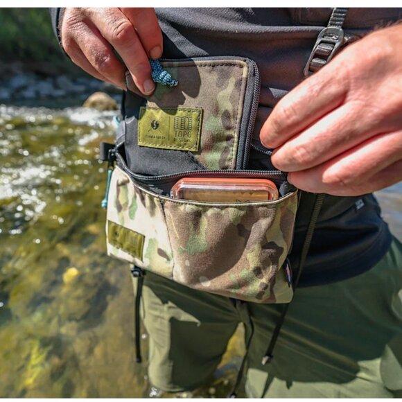 Topo Designs x Tenkara Rod Fly Fishing Shoulder Crossbody Bag - Picture 2 of 7